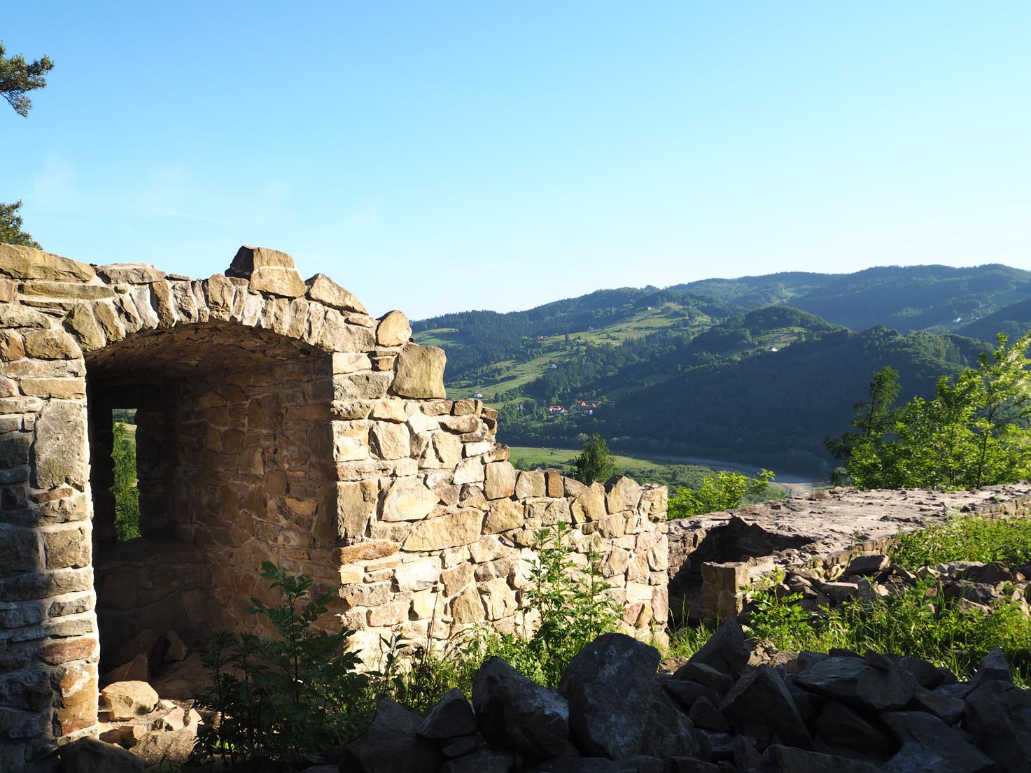 Fragment wschodnich umocnień.
